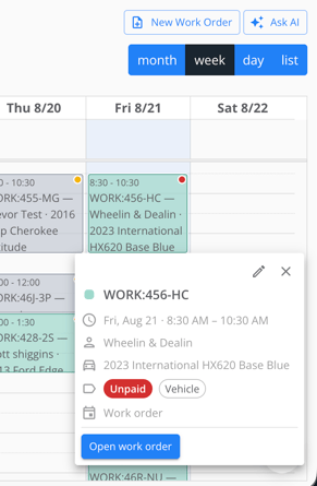 Editing the scheduler